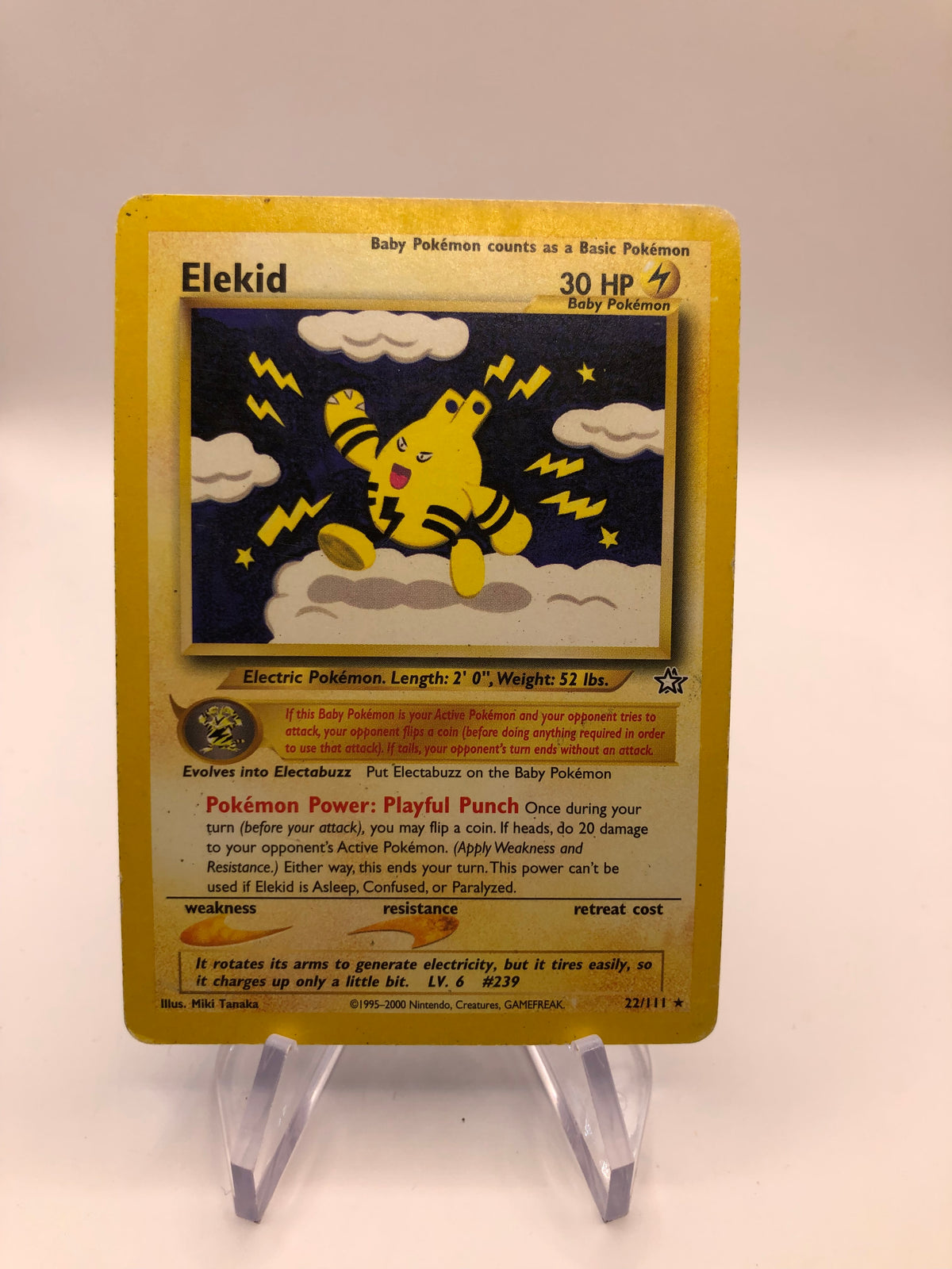 Pokemon Karte Gym Heros Elekid 22/111 Englisch