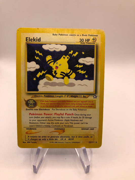 Pokemon Karte Gym Heros Elekid 22/111 Englisch