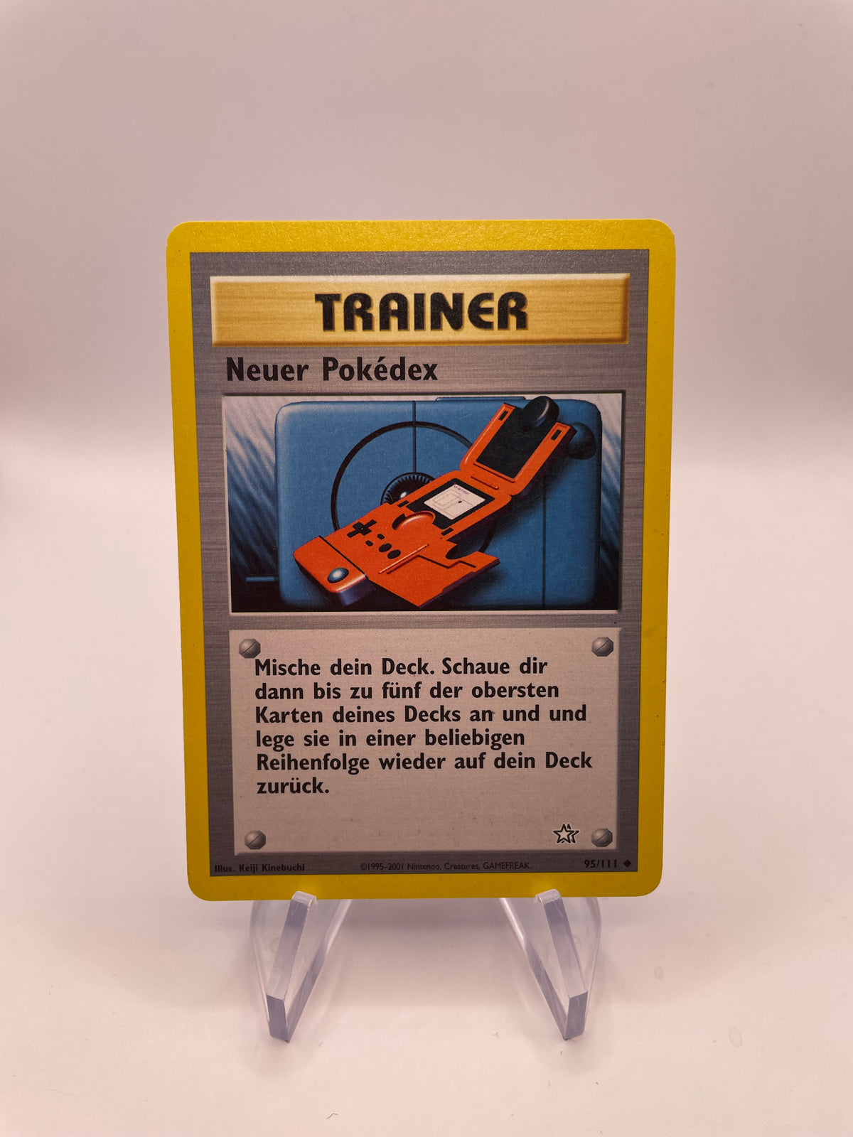 Pokemon Karte Neuer Pokédex Neo Genesis 95/111 Englisch