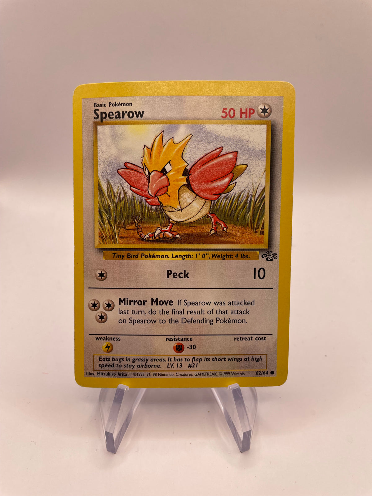 Pokemon Karte Jungel Spearow 62/64 Englisch