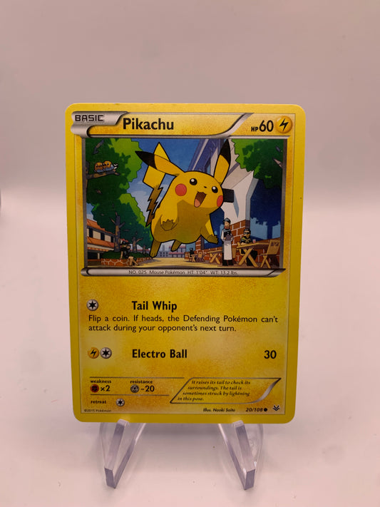 Pokemon Karte Pikachu 20/108 Englisch