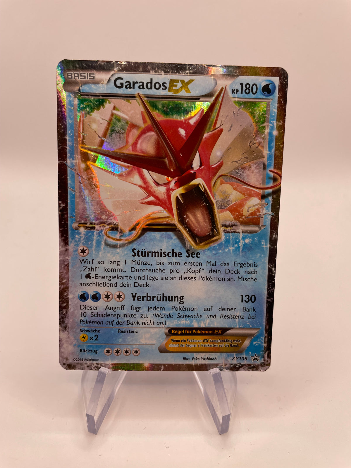 Pokemon Karte EX Promo Garados XY106 Deutsch