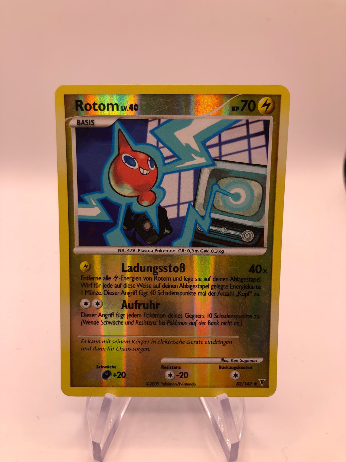 Pokemon Karte Revers Rotom 82/147 Deutsch