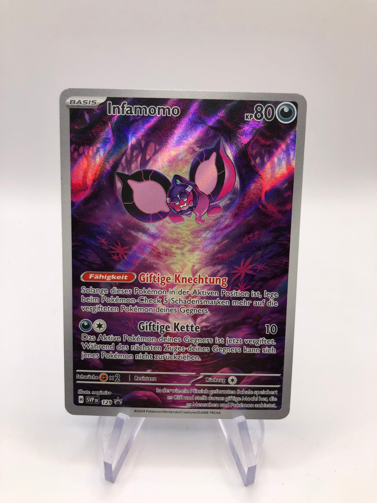 Pokemon Karte Art Rare Promo Infamomo 129 Deutsch