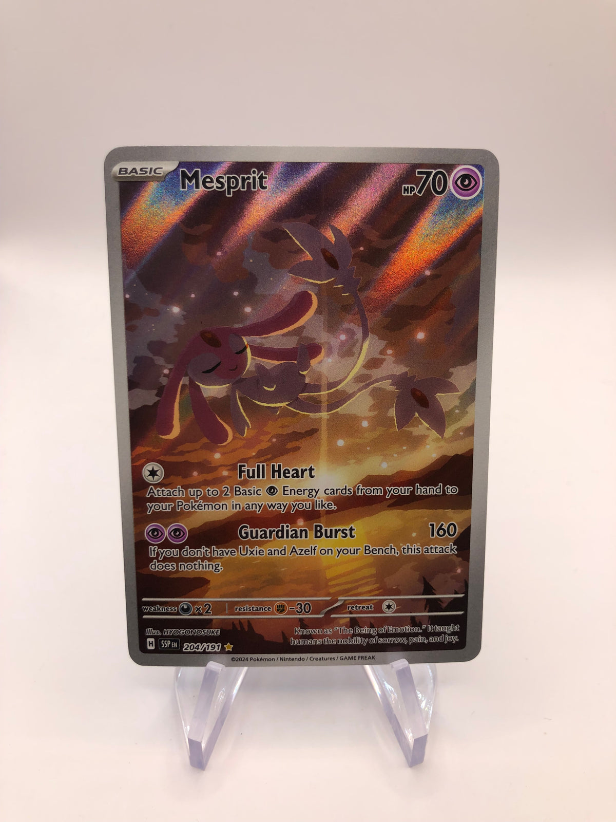 Pokemon Karte Art-Rare Vesprit 204/191 Englisch