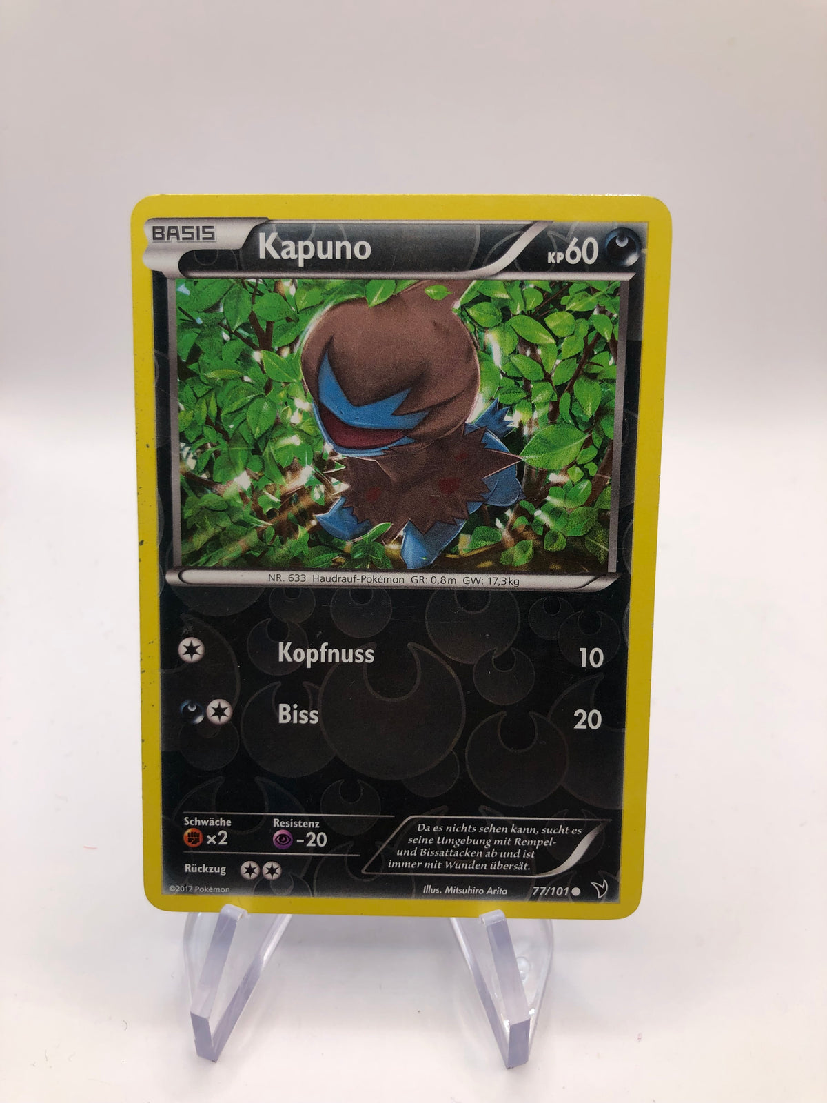 Pokemon Karte Revers Kapuno 77/101 Deutsch