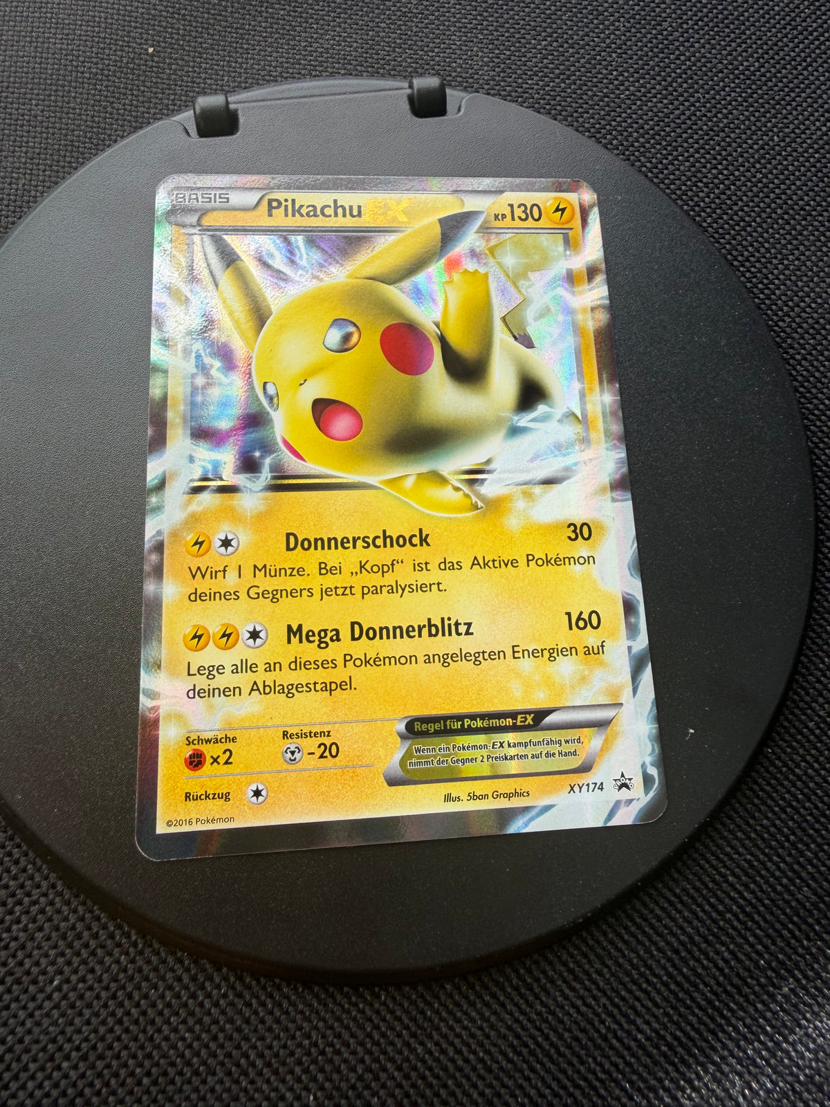 Pokemon Karte ex Promo Pikachu XY174 Deutsch