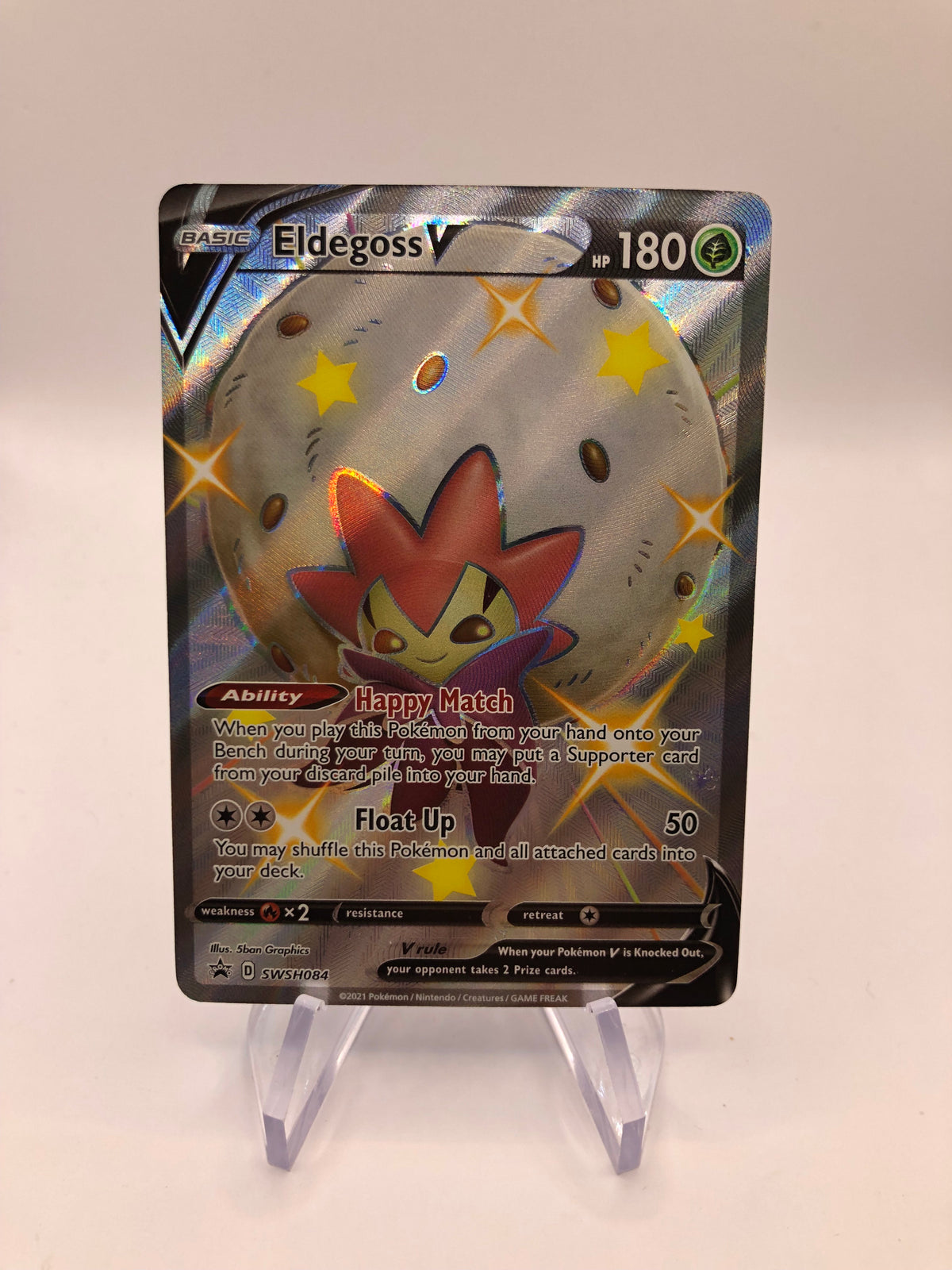 Pokemon Karte V Promo Fullart Cottomi SWSH084 Englisch