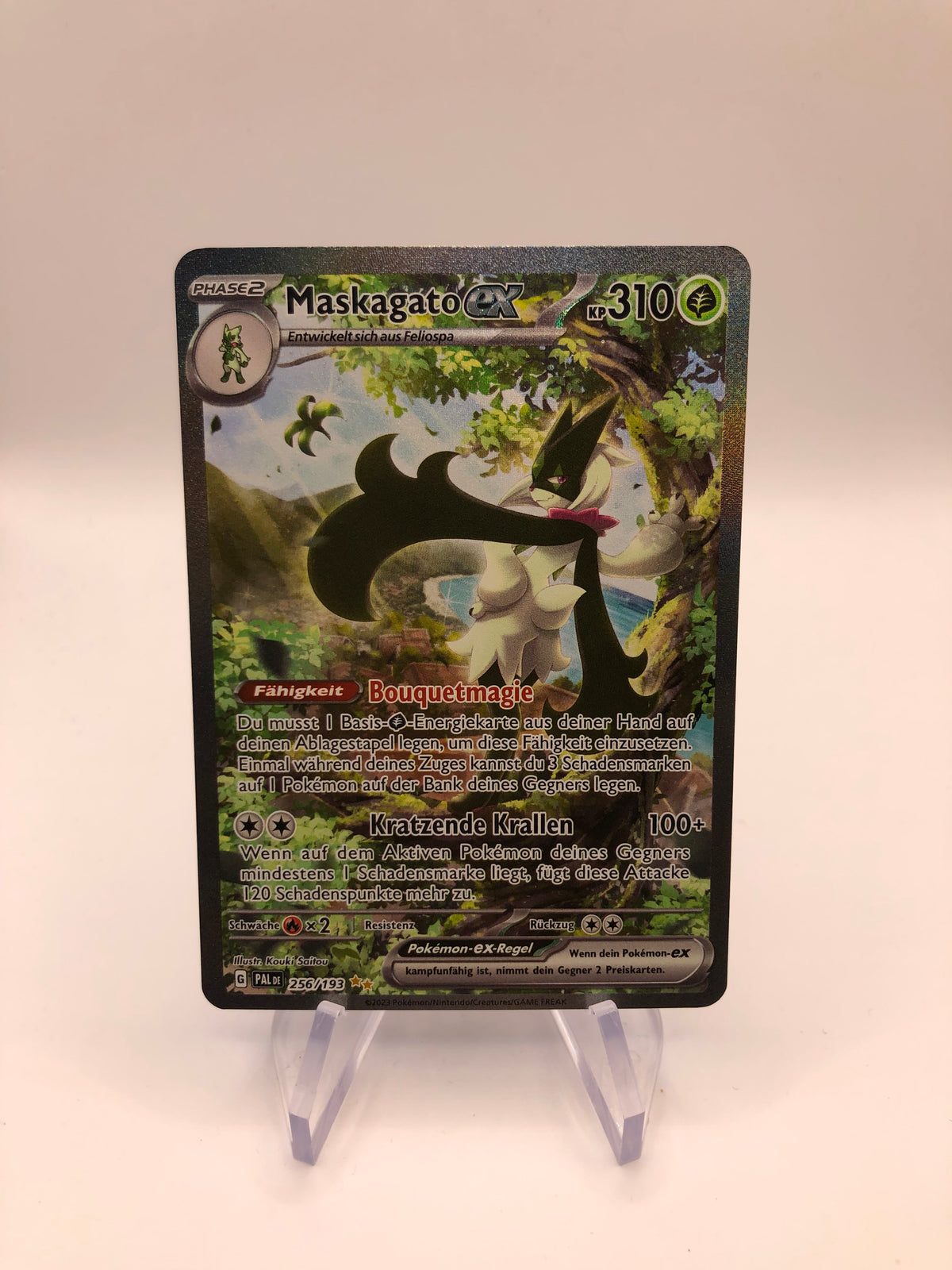 Pokemon Karten Ex Alt-Art Maskagato 256/193 Deutsch