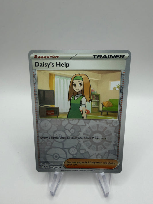 Pokemon Karte Reverse 151 Daisy's Help 158/165 Englisch