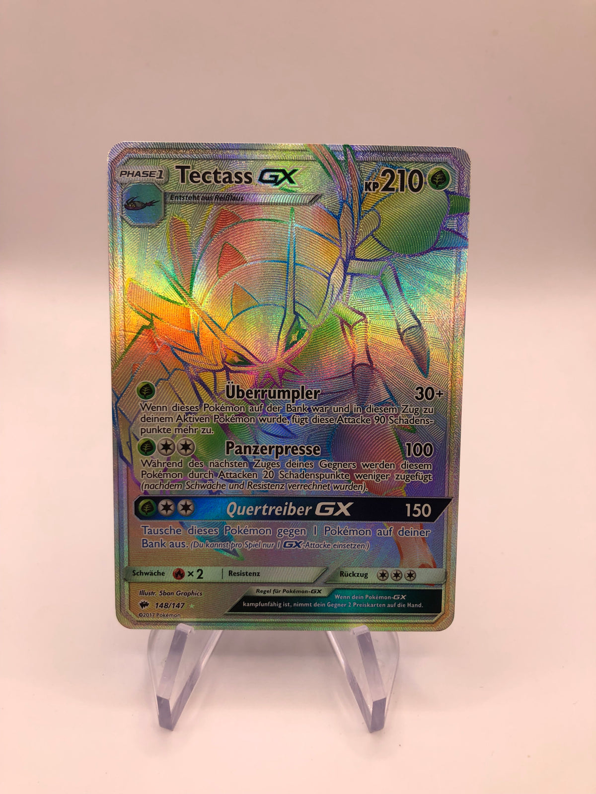 Pokemon Karte Gx Rainbow 148/147 Deutsch
