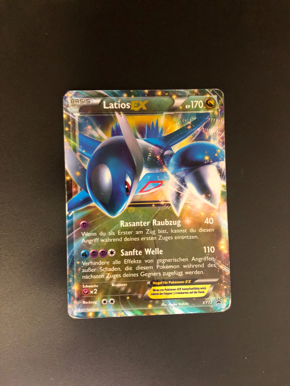 Pokemon Karte Promo EX Latios XY72 Deutsch