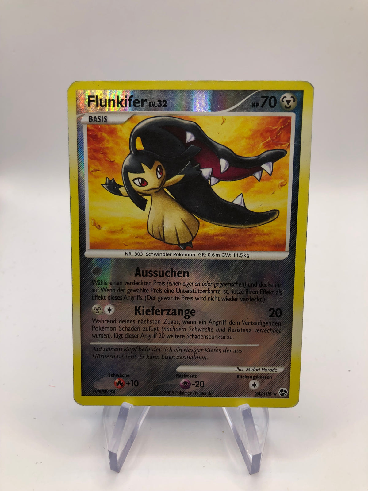 Pokemon Karte Revers Flunkifer 24/106 Deutsch