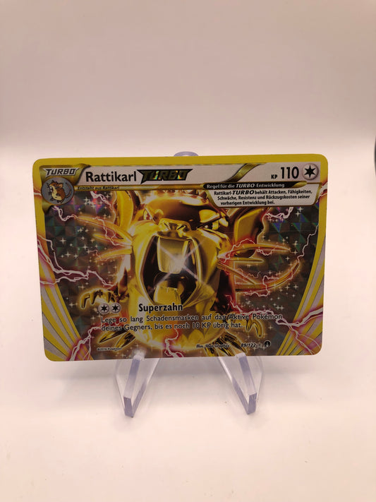 Pokemon Karte Turbo Rattikarl 89/122 Deutsch