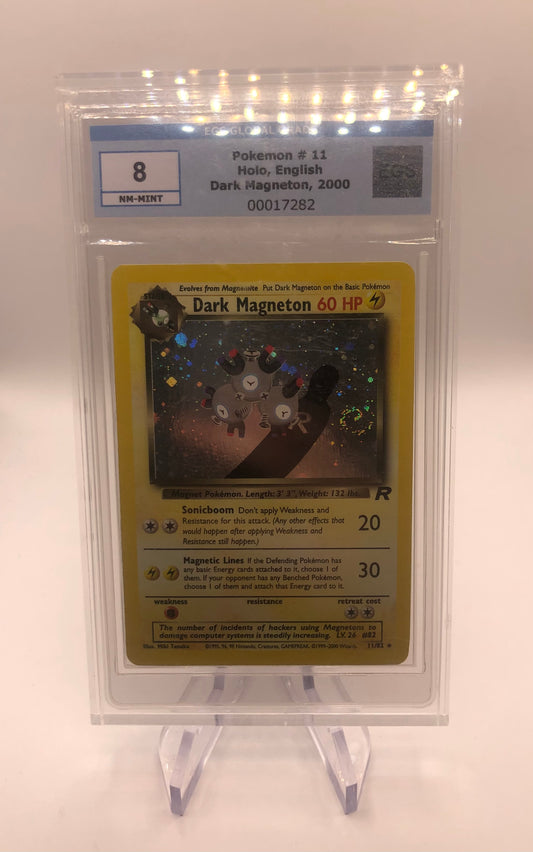 Pokemon Karten Holo EGS 8 Dunkles Magneton 11/82 Englisch
