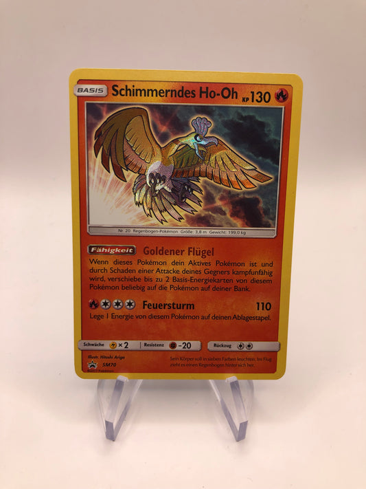 Pokemon Karte Promo Schimmerndes Ho-Oh SM70  Deutsch