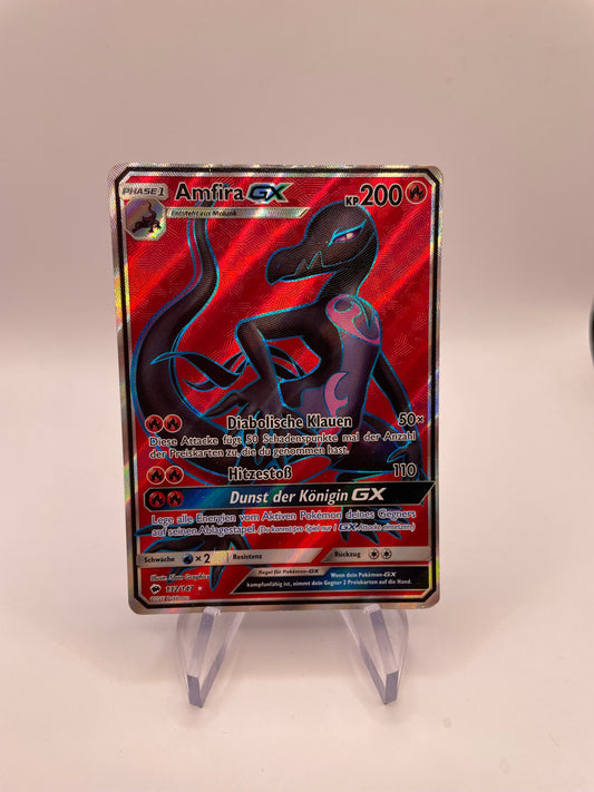 Pokemon Karte GX Amfira 132/147 Deutsch
