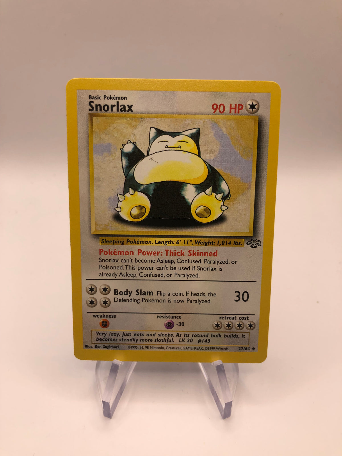 Pokemon Karte Dschungel Relaxo 27/64 Englisch