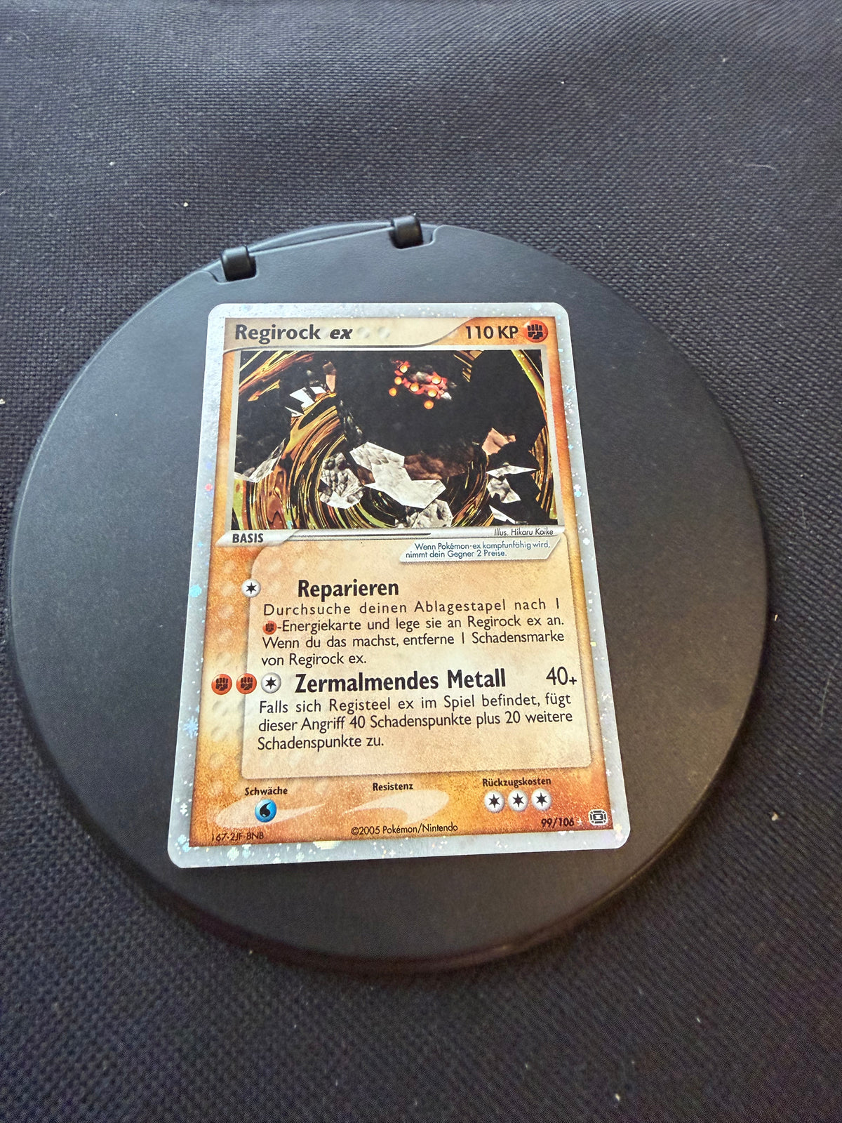 Pokemon Karte ex Regirock 99/106 Deutsch