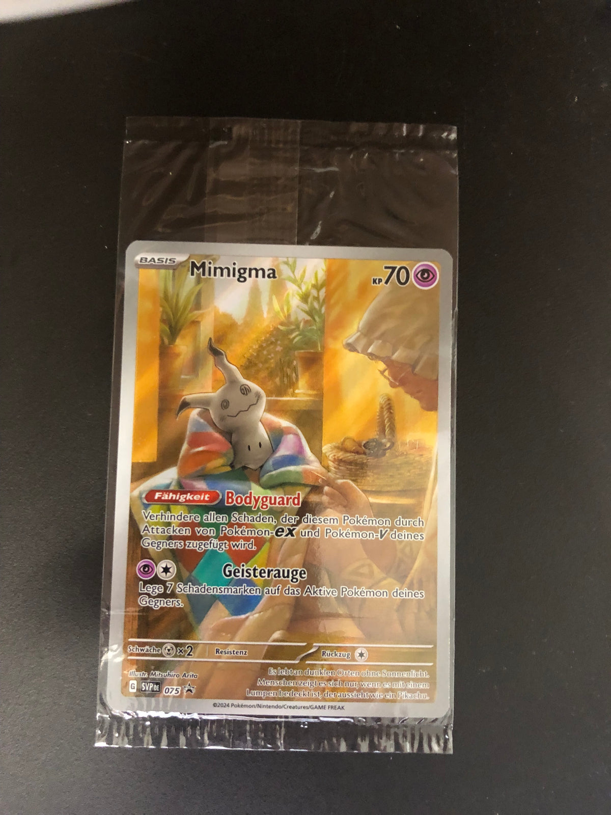 Pokemon Karte Art-Rare Promo OVP Mimigma 075 Deutsch