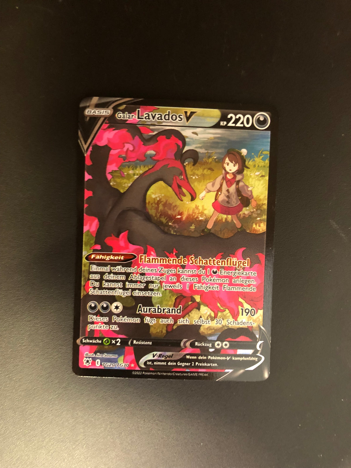 Pokemon Karte V Galar Lavados TG20/TG30 Deutsch