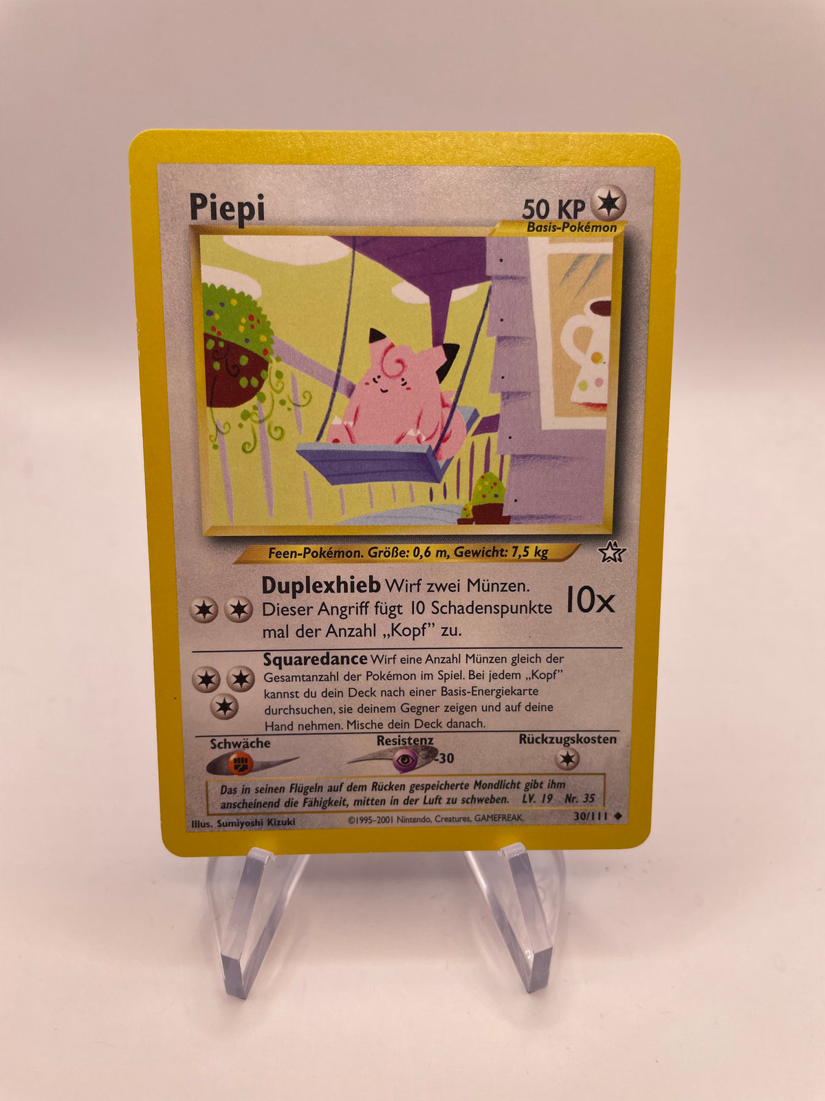 Pokemon Karte Neo Genesis Piepi 30/111 Deutsch
