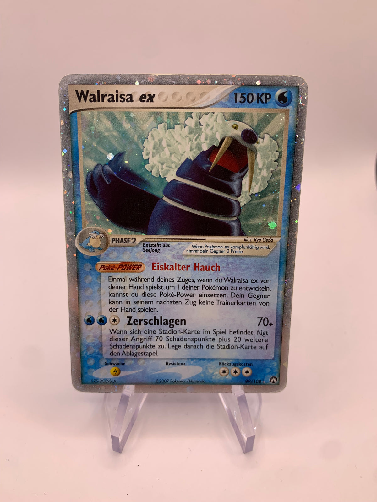 Pokemon Karte EX Wailraisa 99/108 Deutsch