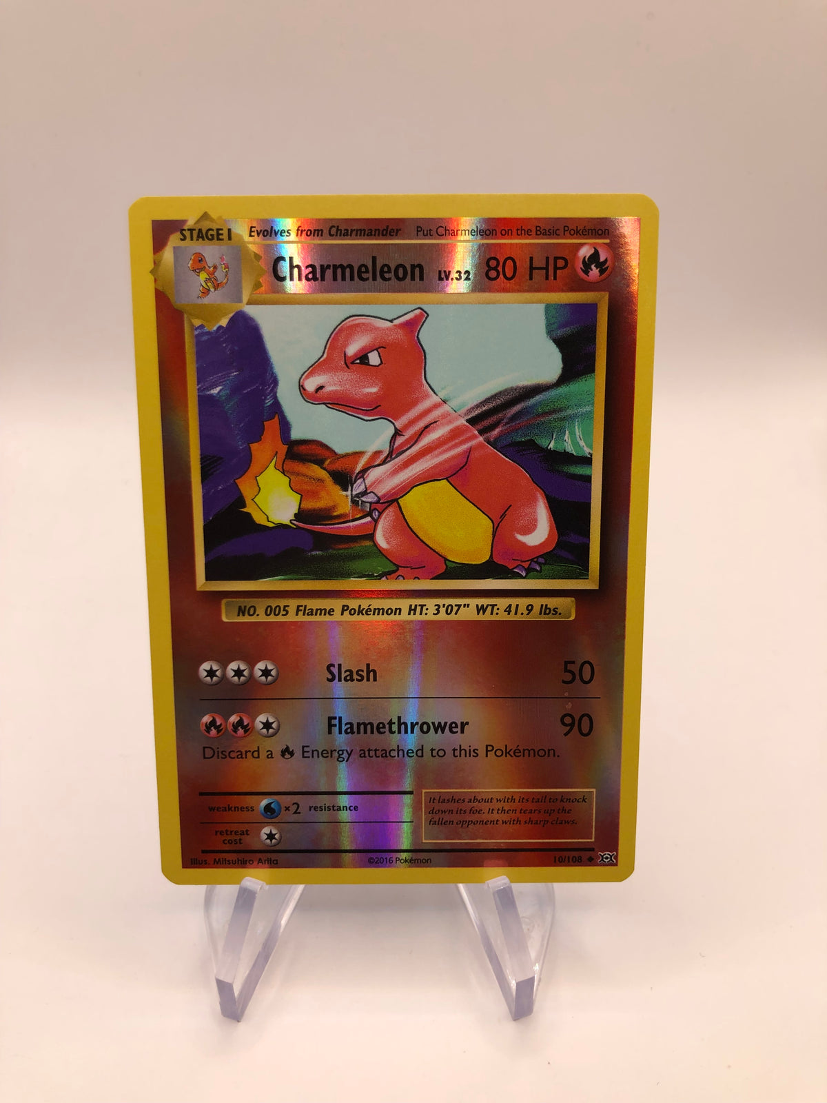 Pokemon Karte Revers Glutexo 10/108 Englisch