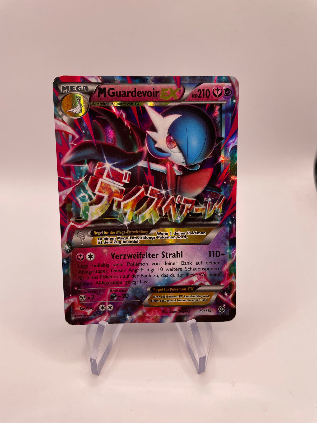Pokemon Karte Mega EX Guardevoir 79/114 Deutsch