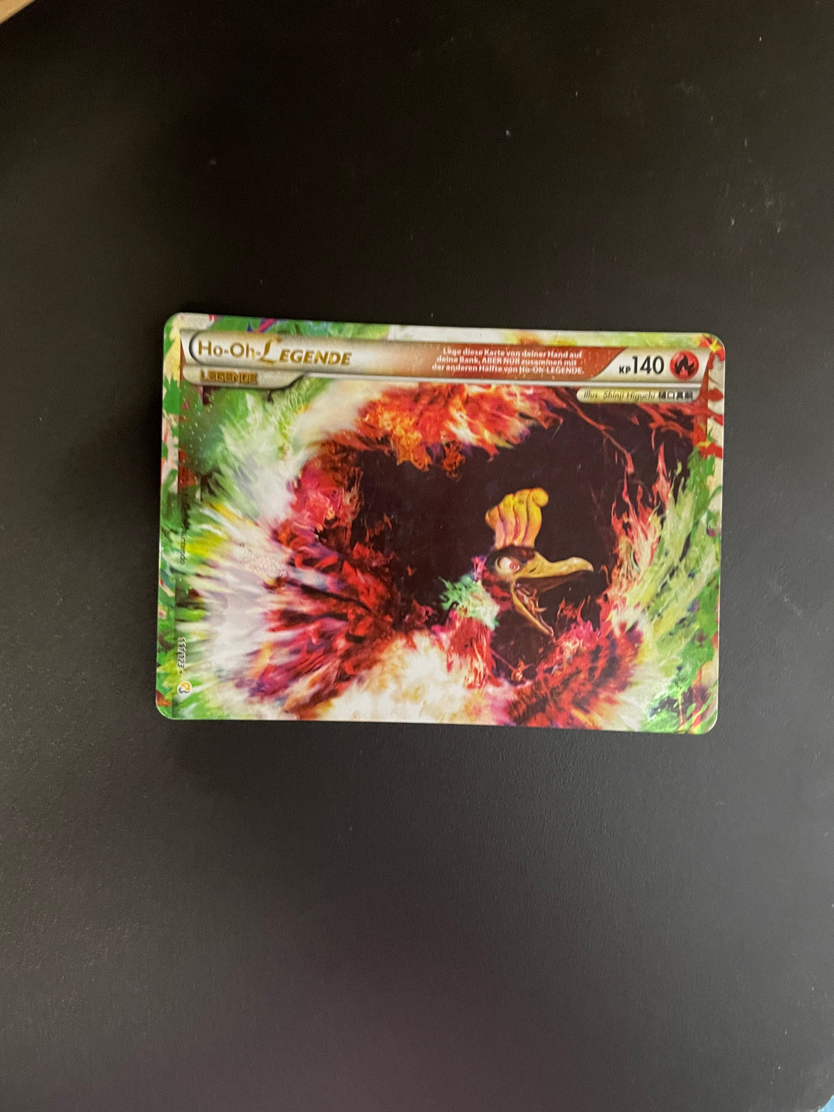 Pokemon Karte Legende Ho-Oh 111/123 Deutsch