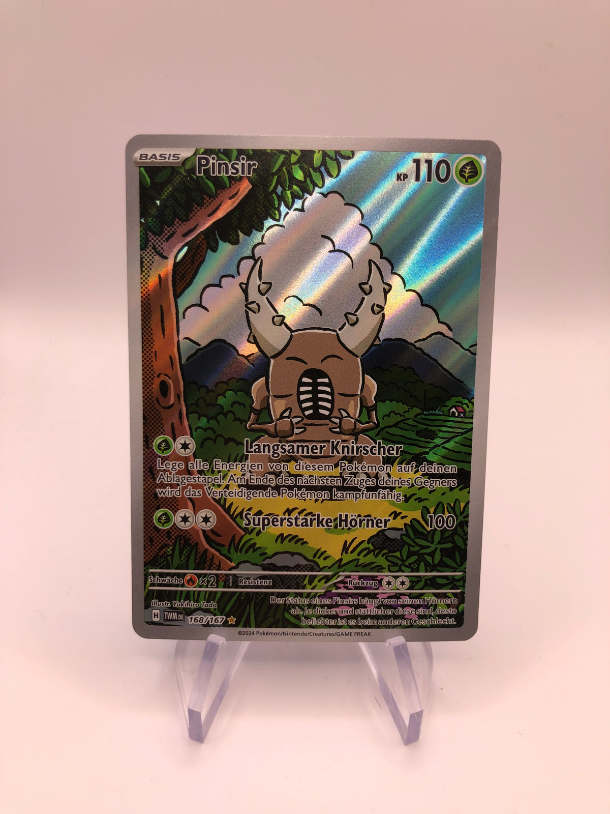 Pokemon Karte Art-Rare Pinsir 168/167 Deutsch