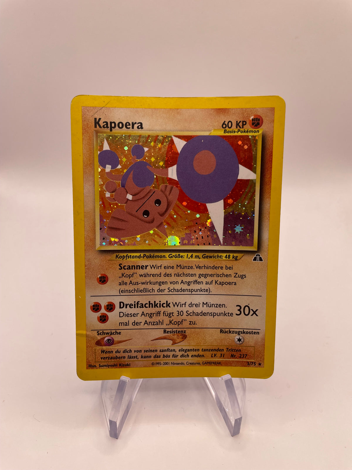 Pokemon Karte Holo Kapoera 3/75 Deutsch
