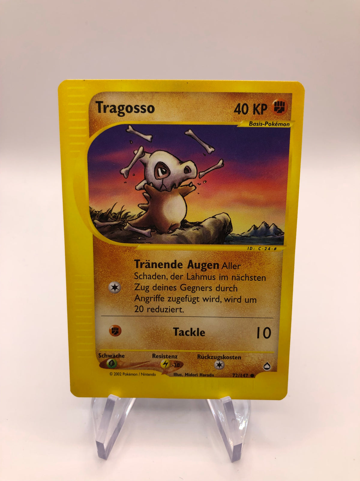Pokemon Karte E-Series Tragosso 72/147 Deutsch