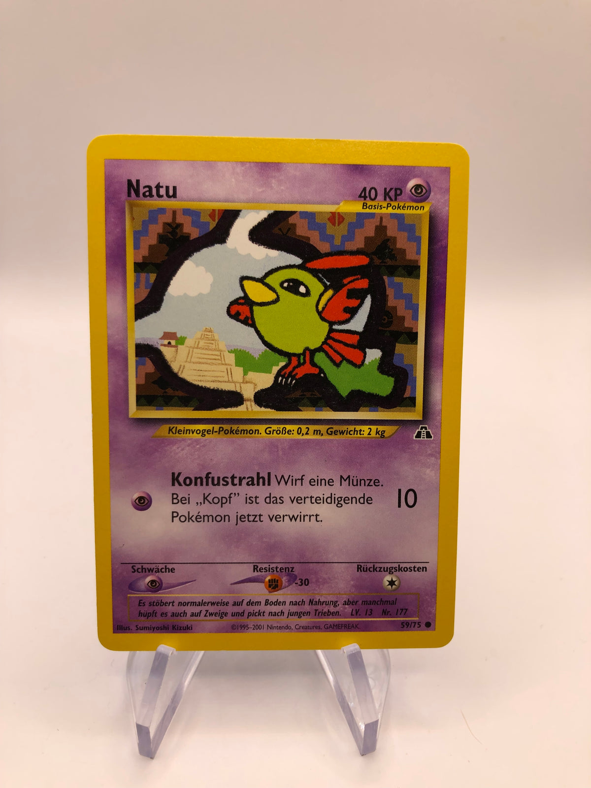 Pokemon Karte Neo Discovery Natu 59/75 Deutsch