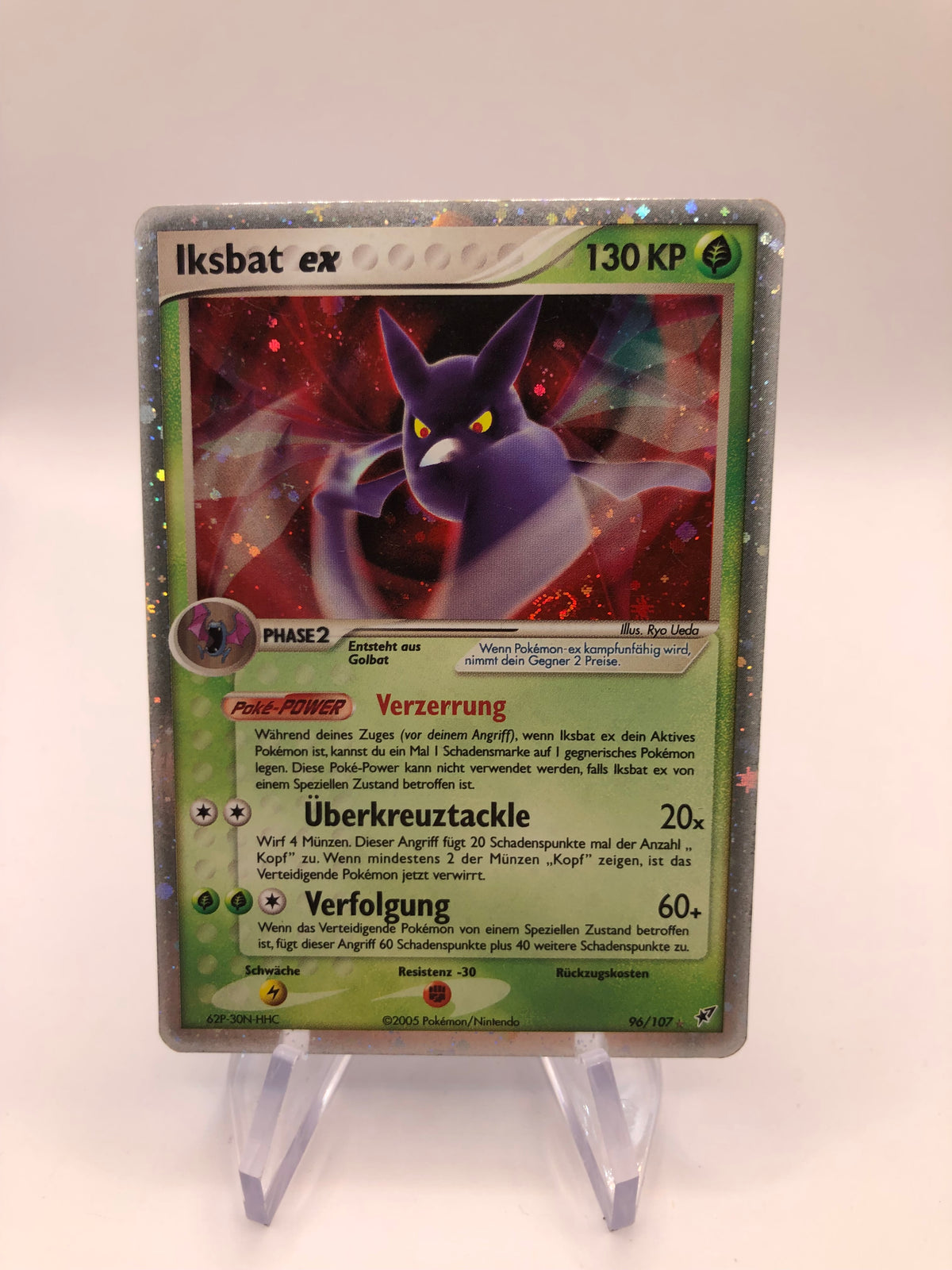 Pokemon Karte EX Ikabat 96/107 Deutsch