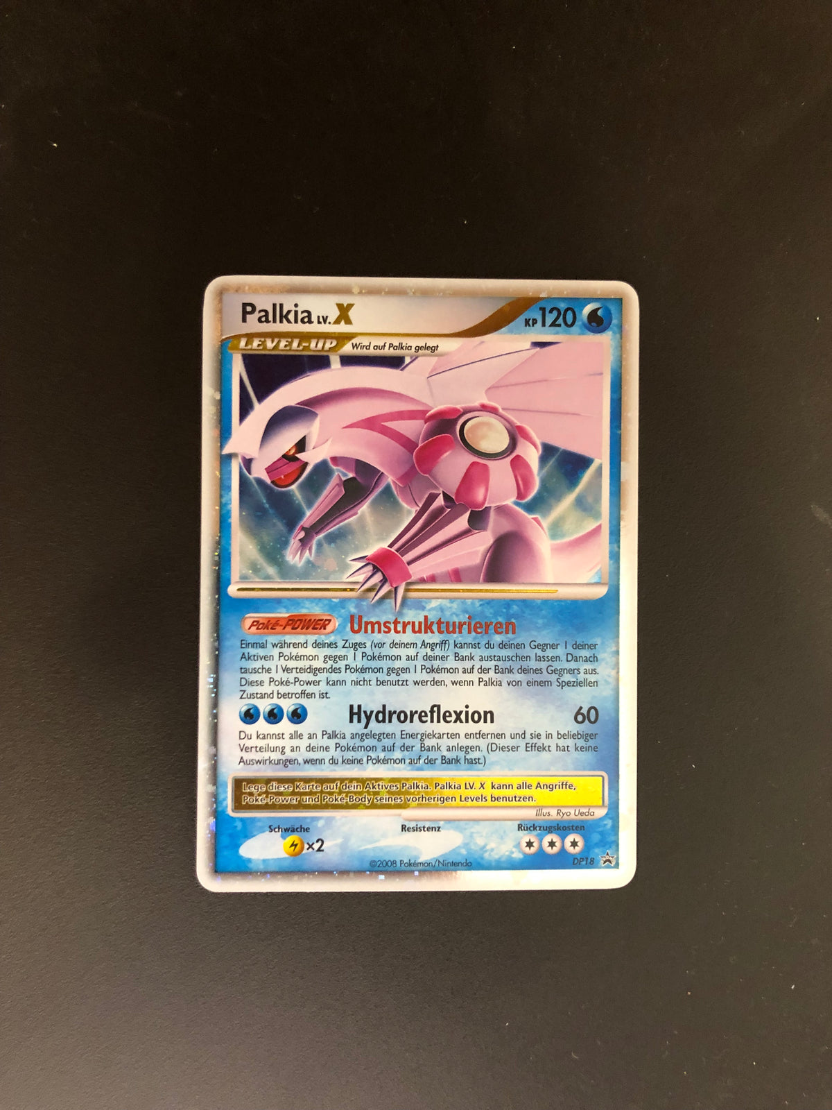 Pokemon Karte Promo Lv.X Palkia DP18 Deutsch