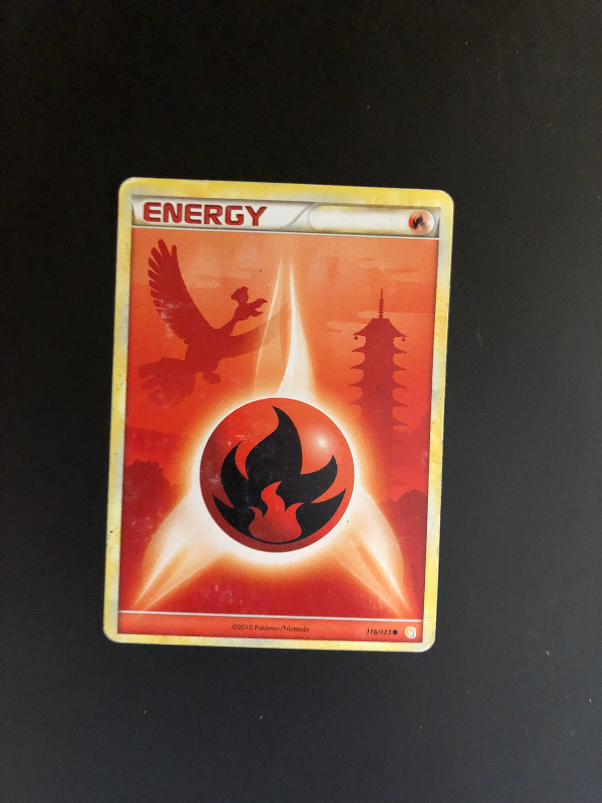 Pokemon Karte Feuer-Energy 116/123 Englisch
