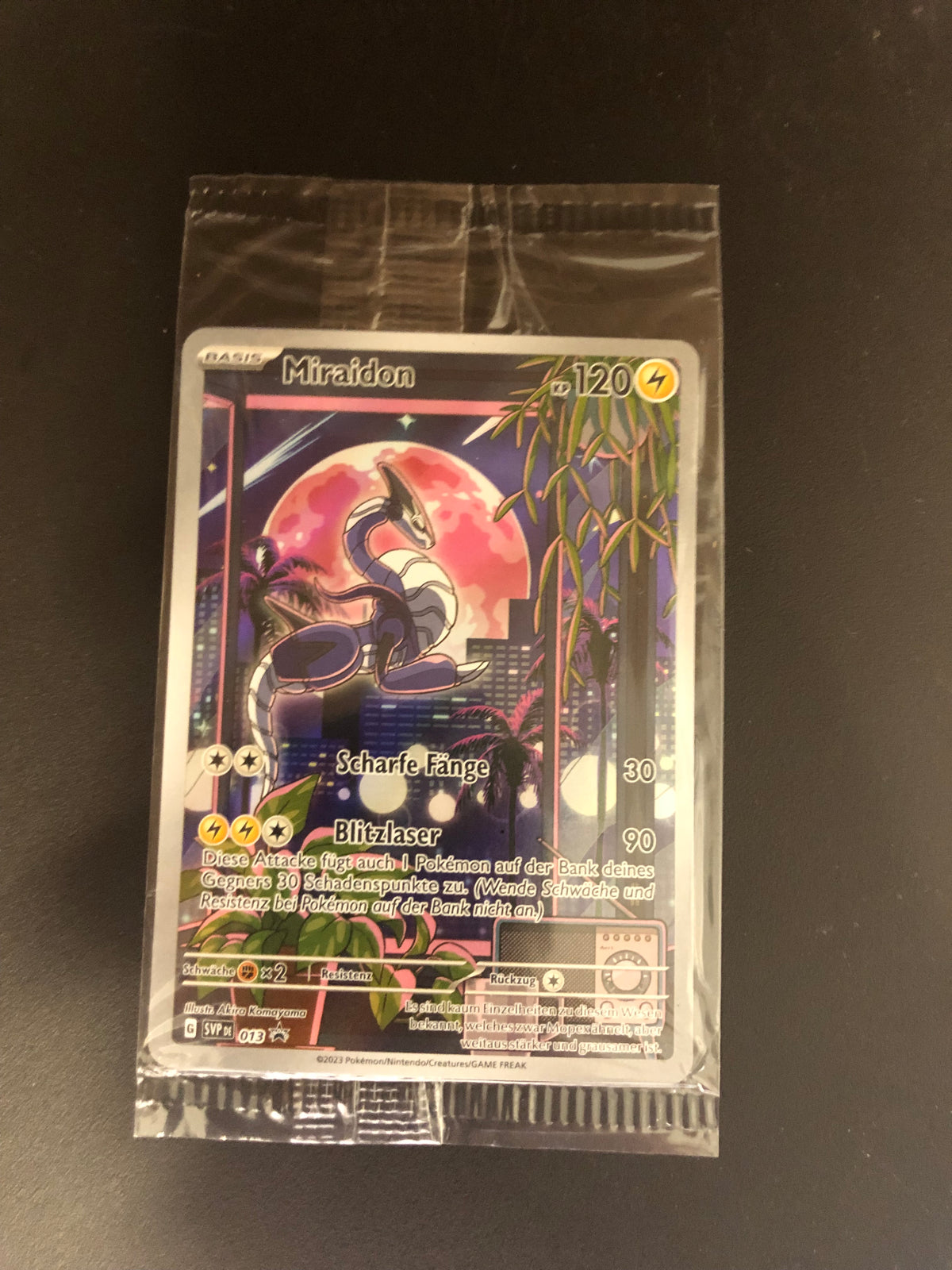 Pokemon Karte Art-Rare Promo OVP Miraidon 013 Deutsch