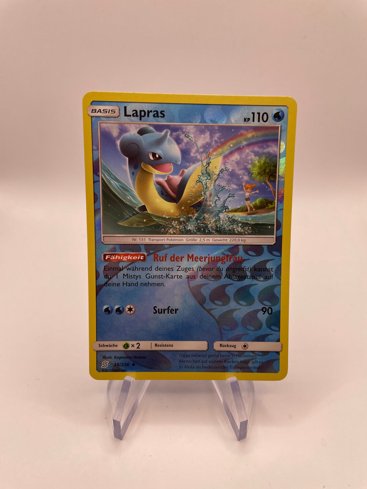Pokemon Karte Reverse Lapras 36/236 Deutsch