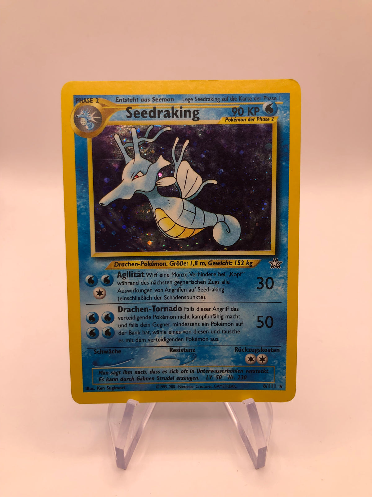 Pokemon Karten Holo Seedraking 8/111 Deutsch