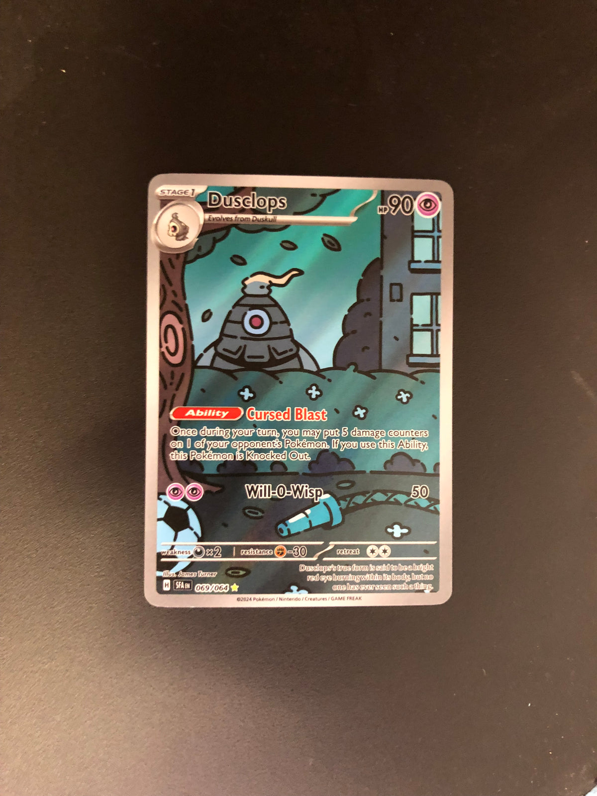 Pokemon Karte Art-Rare Zwirrklop 69/64 Englisch