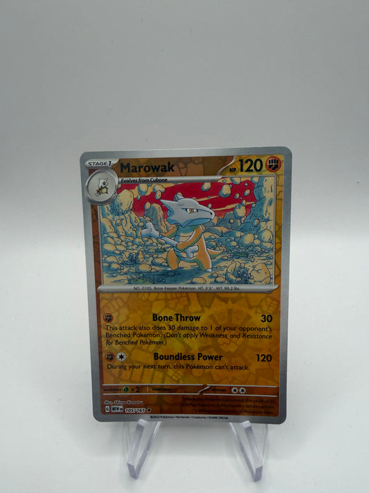 Pokemon Karte Reverse 151 Knogga 105/165 Englisch