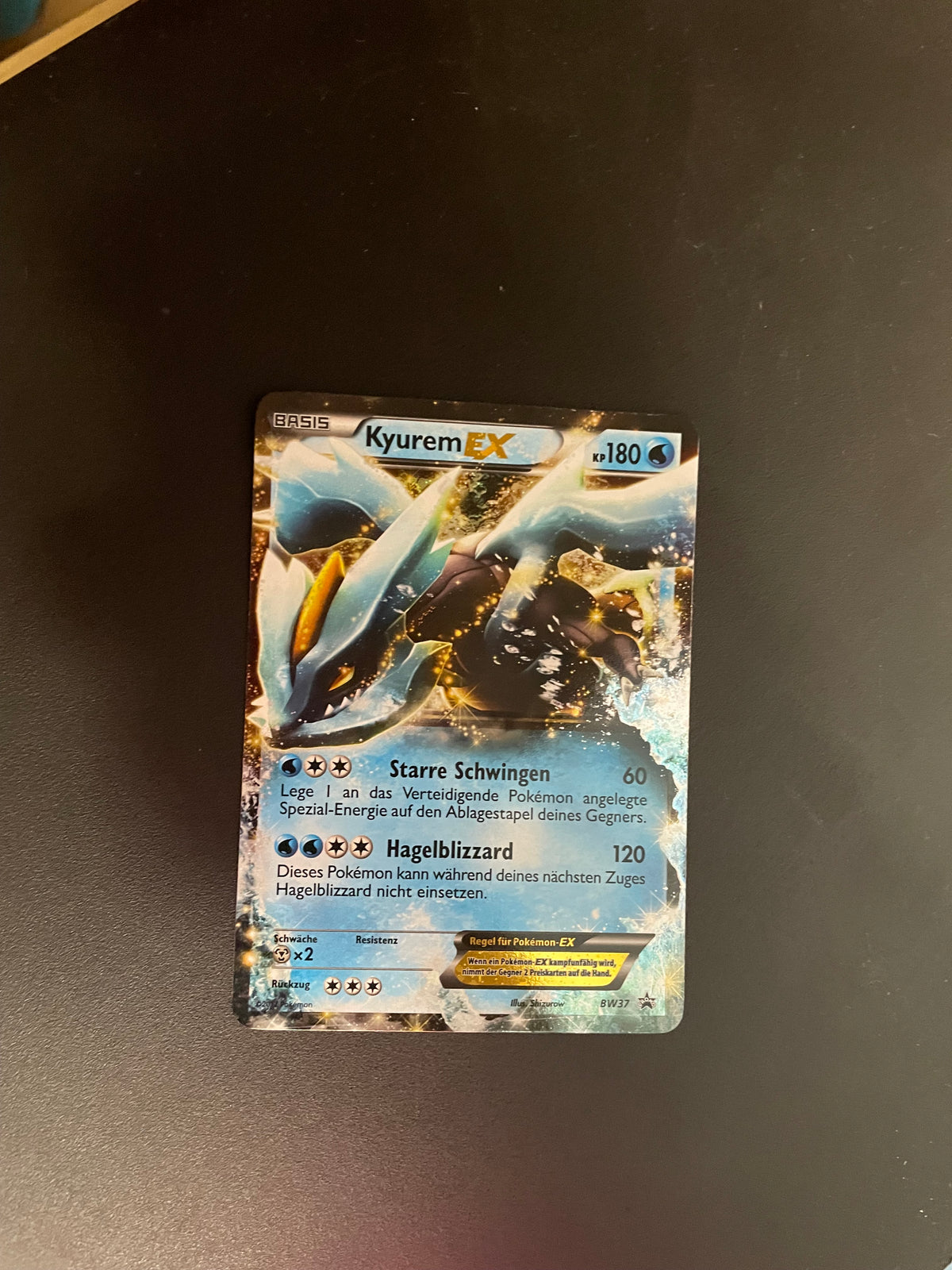 Pokemon Karte EX Promo Kyurem BW37 Deutsch