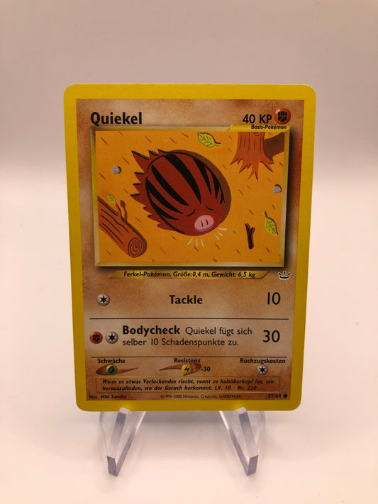 Pokemon Karte Neo Revolution Quiekel 57/64 Deutsch