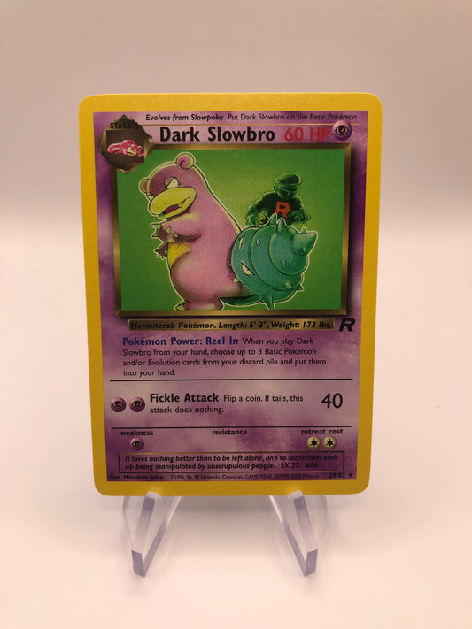 Pokemon Karte Rocket Dunkles Lahmus 29/82 Englisch