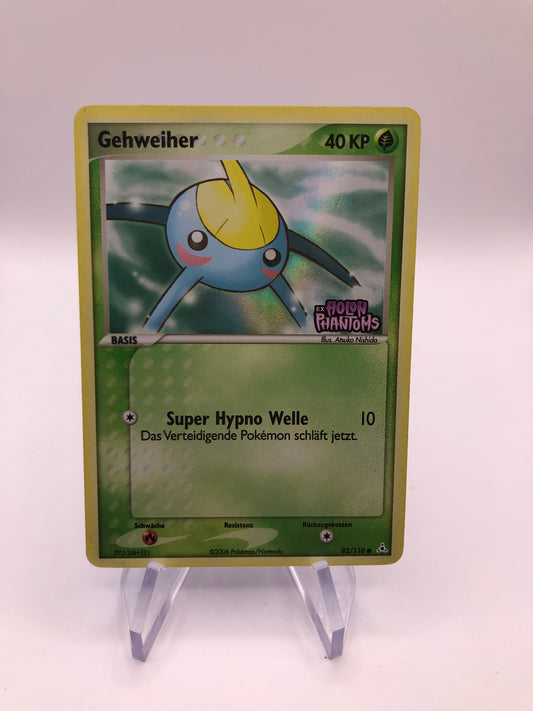 Pokemon Karte Revers Stamp Gehweiher 82/110 Deutsch