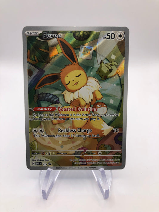 Pokemon Karte Promo Art-Rare Evoli 173 Englisch