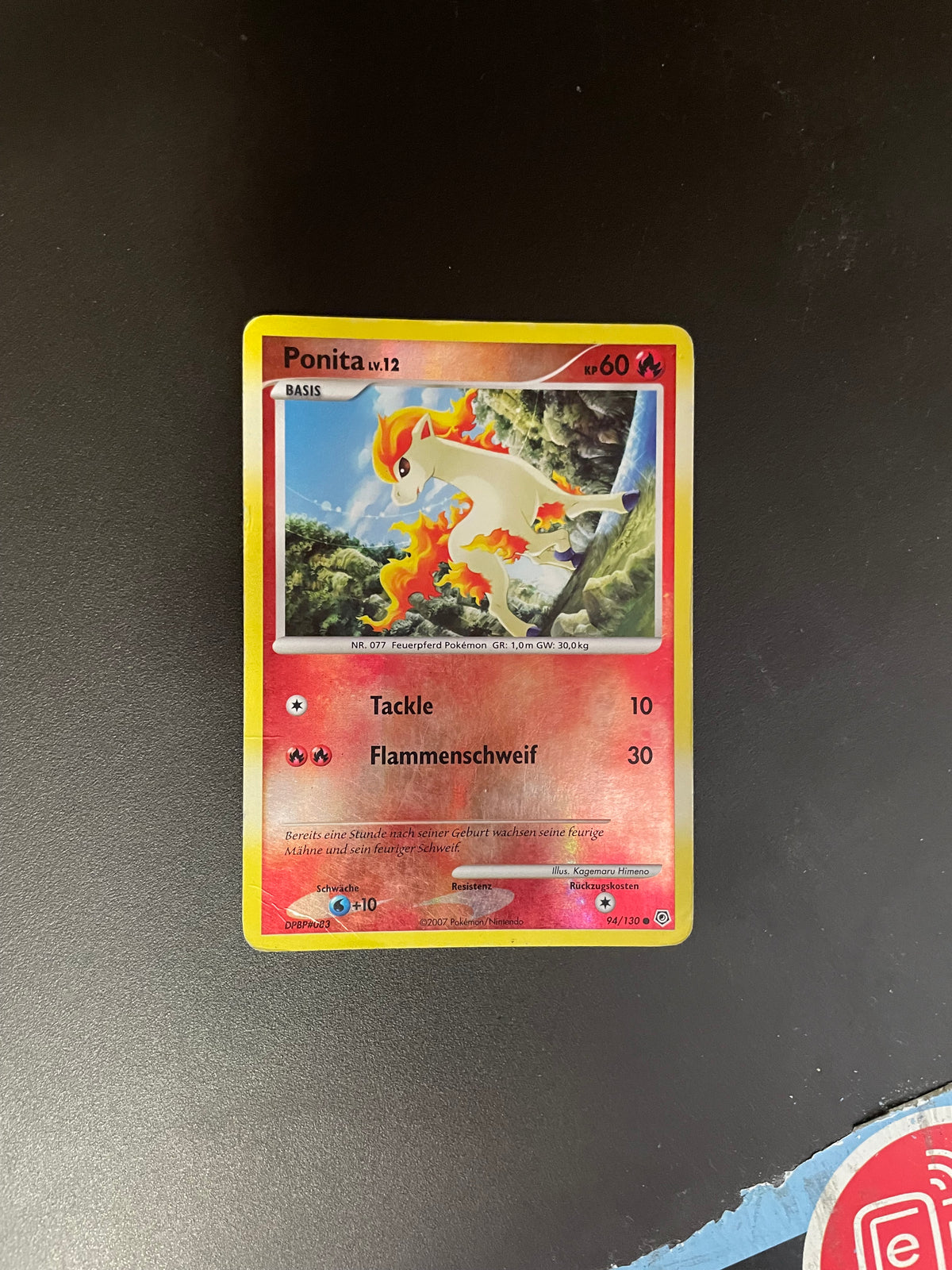 Pokémon Karte Reverse Ponita 94/130 Deutsch