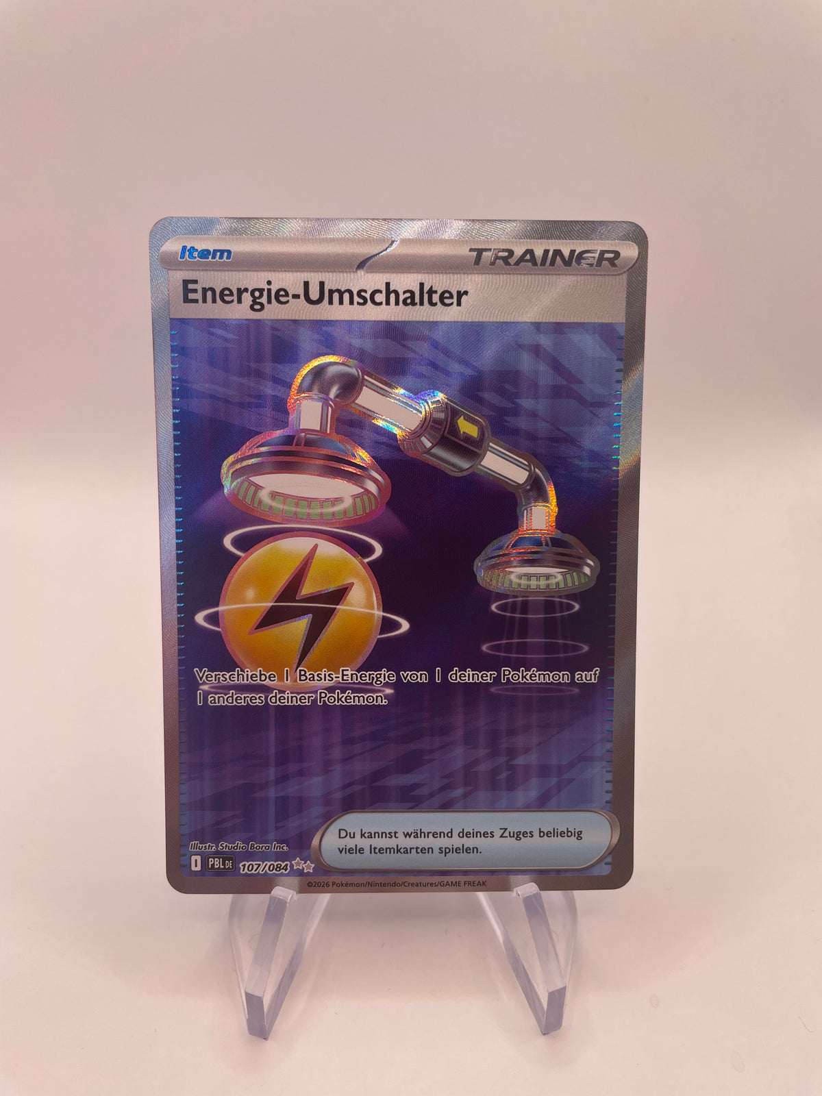 Pokemon Karte Trainer Energie Umschalter 107/84 Deutsch