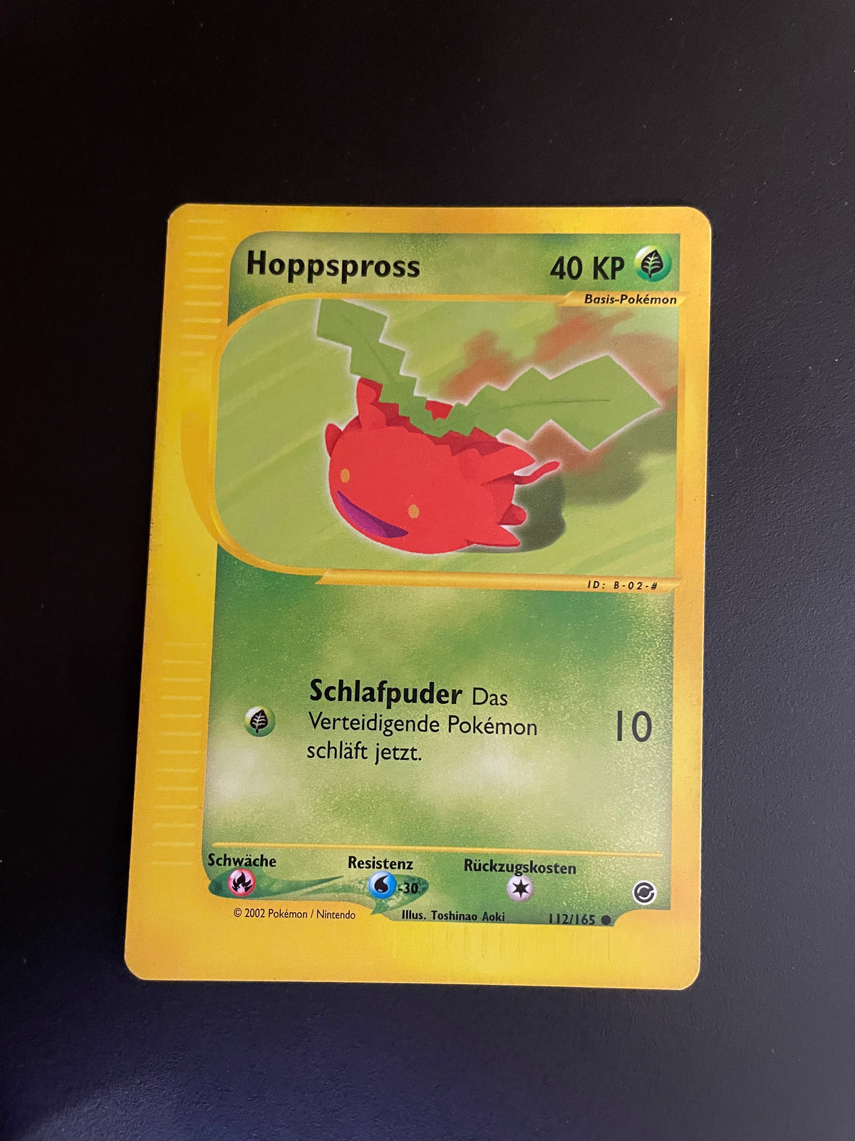 Pokemon Karte e-Series Hoppspross 112/165 Deutsch